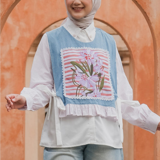 Dya id Renata Top Atasan Katun Wanita Aluna Nirmala L-3XL