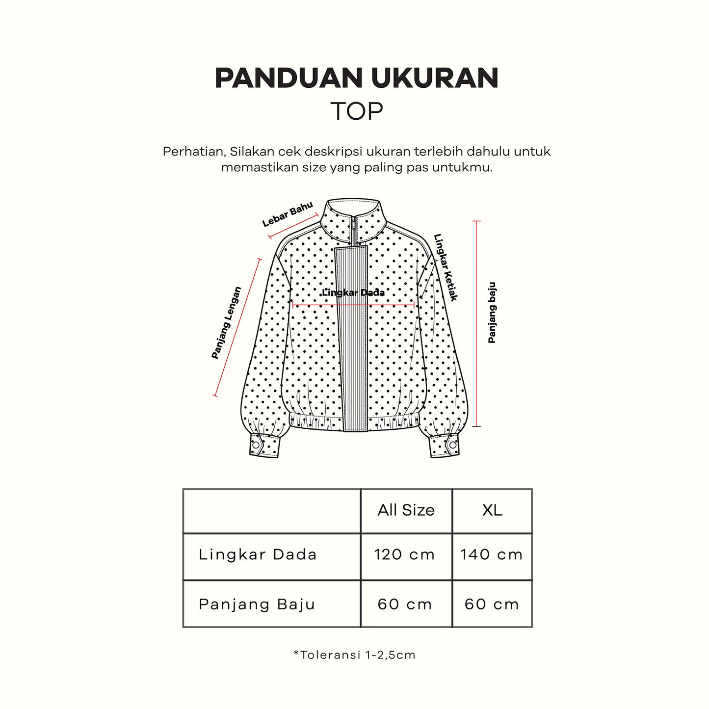 Dya id - Melly Jacket Atasan Sportwear Wanita ld Aluna Nirmala 120-140