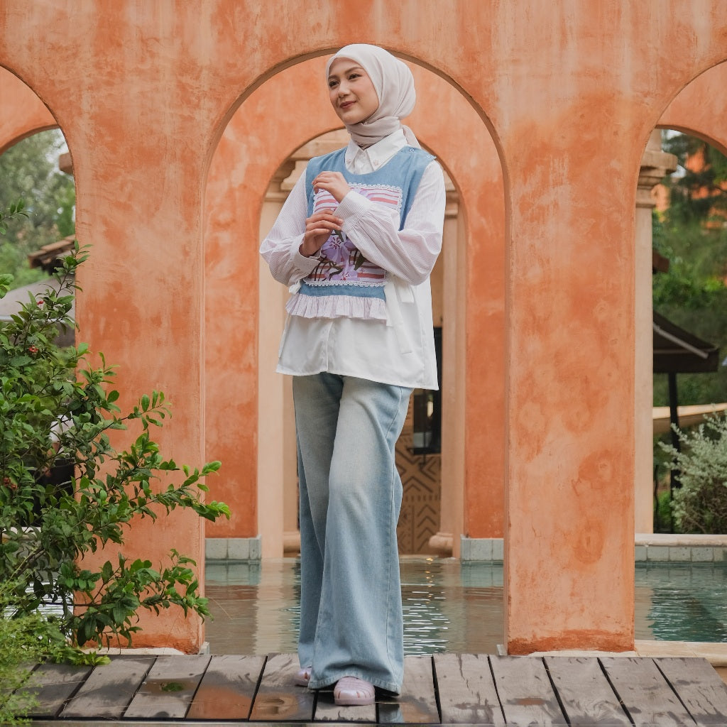 Dya id Renata Top Atasan Katun Wanita Aluna Nirmala L-3XL