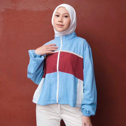 Dya Id - Victoria jacket Atasan sportwear wanita Ld 120-140