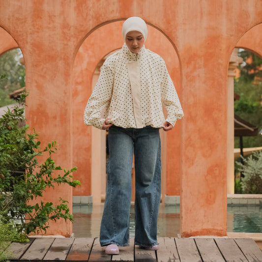 Dya id - Melly Jacket Atasan Sportwear Wanita ld Aluna Nirmala 120-140