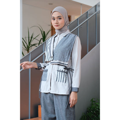 Dya Id - Aurel atasan kemeja katun wanita L-3XL