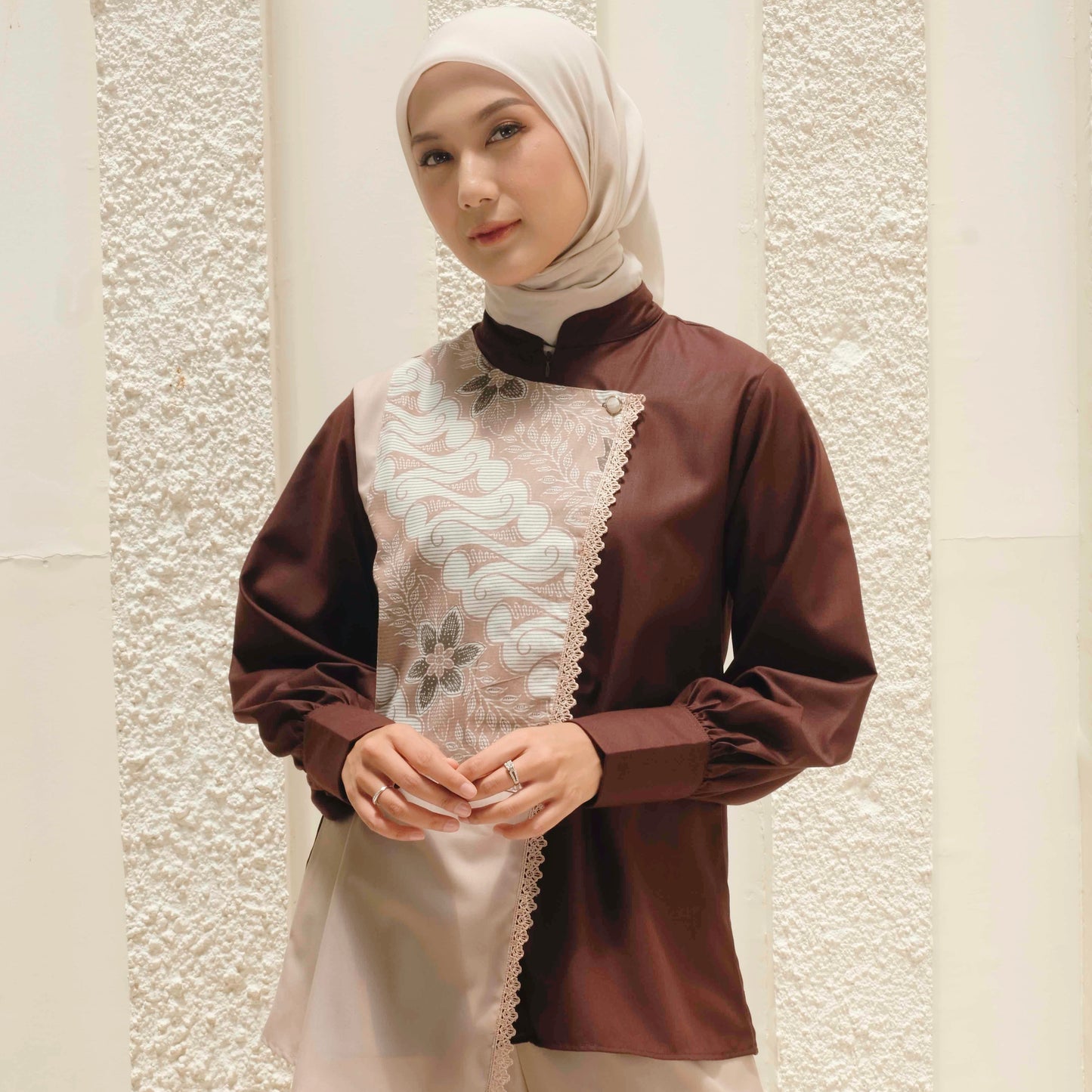 Dya Id - Laras Atasan Kemeja Batik Wanita Alankara Series L-3XL