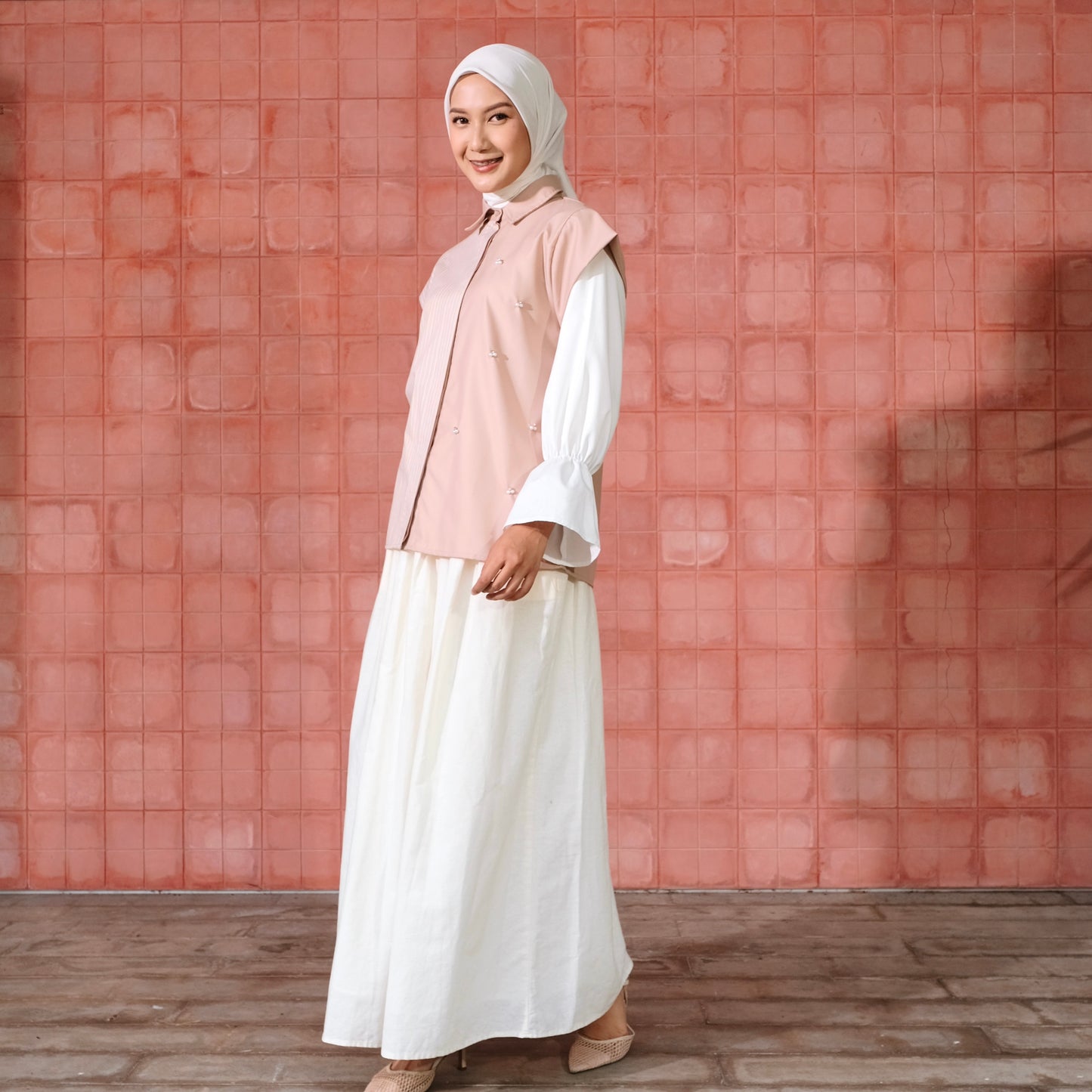 Dya Id - kallu Series Atasan Kemeja katun Wanita L-3xl