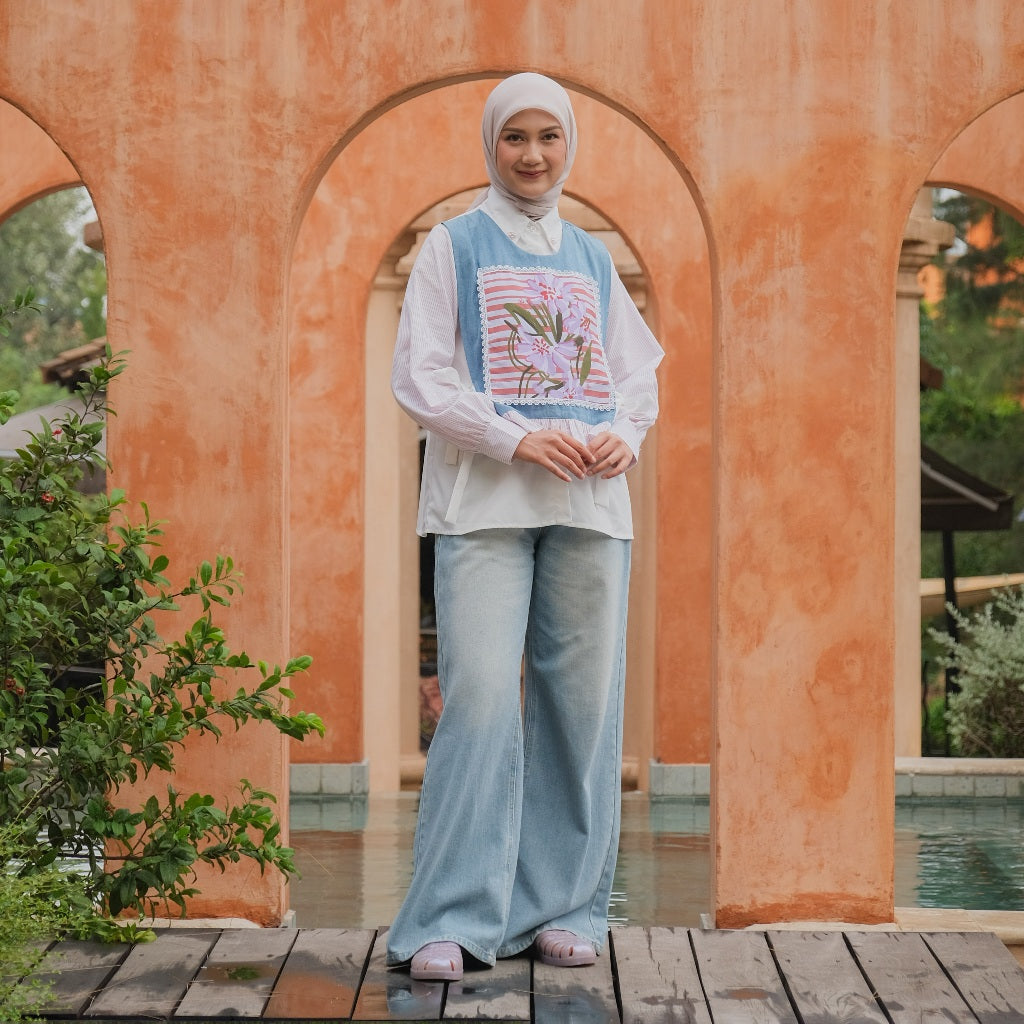 Dya id Renata Top Atasan Katun Wanita Aluna Nirmala L-3XL