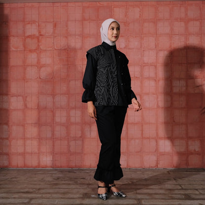Dya Id - kallu Series Atasan Kemeja katun Wanita L-3xl