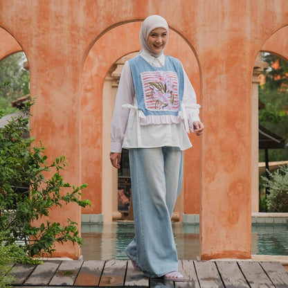 Dya id Renata Top Atasan Katun Wanita Aluna Nirmala L-3XL